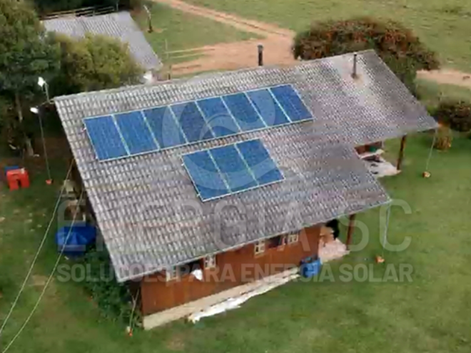 Sistema 45kWp - Comércio Palhoça – Energia Solar SC